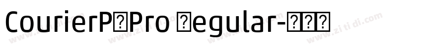 CourierPSPro Regular字体转换